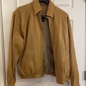 NWT Saks 5th Ave Leather Men’s Jacket